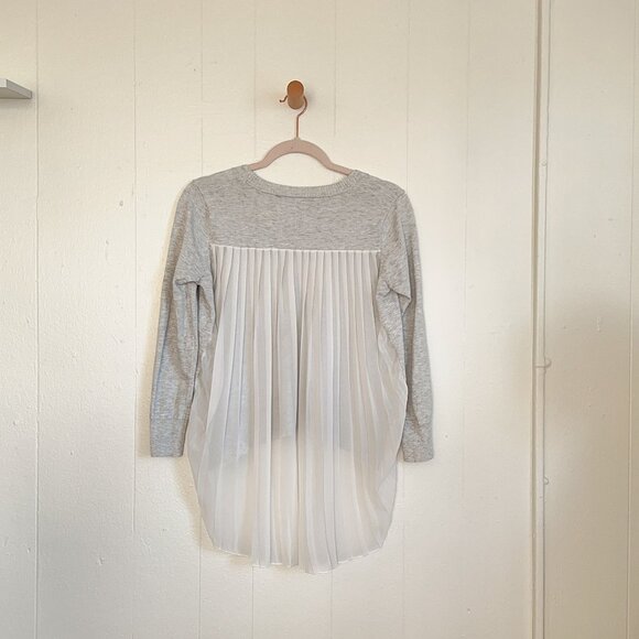 Karen Millen Gray and White Layered Sweater - Picture 4 of 5